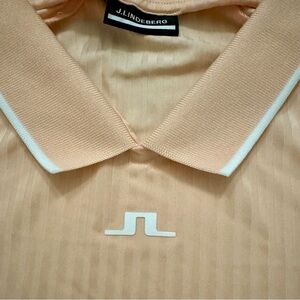 J.Lindeberg Tan Golf Polo Shirt NWT